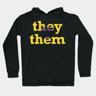 Intersex They Them Pronouns Hoodie